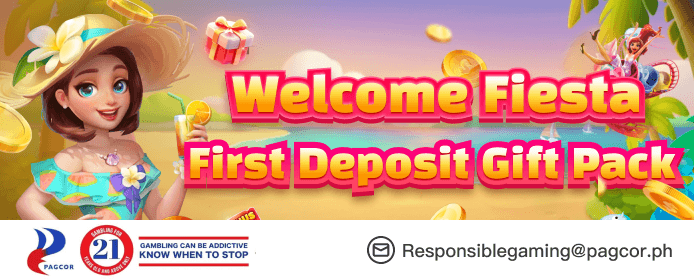 Welcome Fiesta: First Deposit Gift Pack